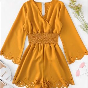 Mustard Yellow Romper